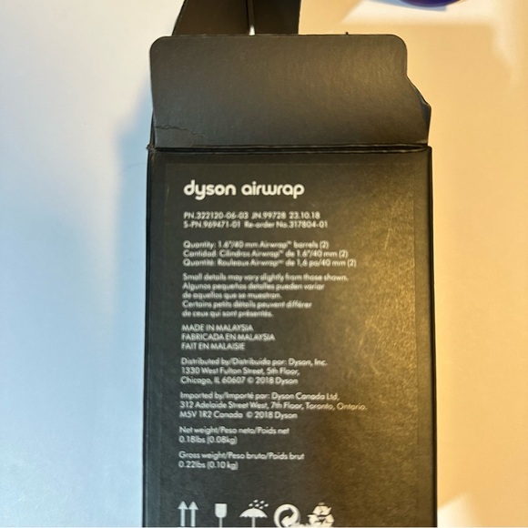 Dyson Airwrap 1.6 inch 40 mm Barrels Purple 970290-02 Open Box main image 5
